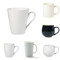 Mug à café en céramique blanche de 11 oz avec logo personnalisé, sublimation, mug promotionnel en porcelaine, cadeau