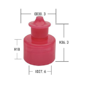 פקקי בקבוק פלסטיק YJM ניתנים להתאמה אישית 28/410 עם מכסה הברגה לפתיחה וסגירה, לאיטום, סיליקון, גריז סיכה, דבק חזק AB - Product Image 1