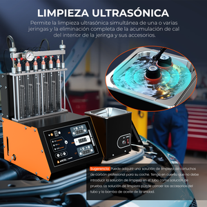 Ancel anj600 GDI Piezo Ali dịch vụ siêu âm sóng sạch hơn công cụ 110V 220V 6 xi lanh phun nhiên liệu thử nghiệm xe hơi xe máy - Product Image 6