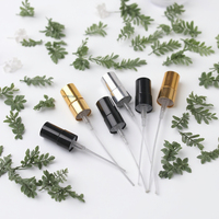Buse de parfum en plastique anodisé à 12 dents en stock Pulvérisateur à pompe à pression cosmétique pour soins personnels