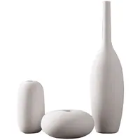Vaso de porcelana branco, enfeites de vaso de porcelana branca para decoração de casa, mesa de café, moderno, criativo, presentes de natal