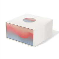 Boîte-cadeau exquise de tiroir de bijoux en carton stockage de papier de boucle d'oreille avec l'insertion de mousse pour la présentation d'emballage de montre et de bijoux