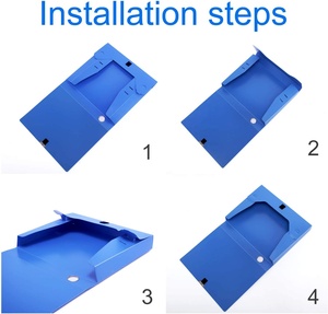 A4 <strong>Portable</strong> PP <strong>File</strong> <strong>Box</strong> PP Storage <strong>File</strong> <strong>Box</strong> Plastic pp <strong>File</strong> Data <strong>Box</strong> Archives Cases for School - Product Image 6