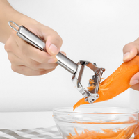 Multifunctionele Roestvrijstalen Keukengadget Julienne & Aardappelschiller Voor Groenten En Fruit Metalen Komkommerschiller