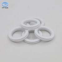 Joint d'étanchéité rotatif personnalisé en PTFE, joint énergisé par ressort, polytétrafluoroéthylène, ressort incliné en X, pièces non standard, usine