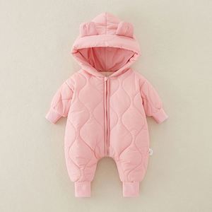 0-9 Month <b>Baby</b> Newborn Outfit Fleece <b>Snowsuit</b> Winter Clothes Hooded Jumpsuit Romper for <b>Baby</b> Boy <b>Girl</b> - Product Image 4