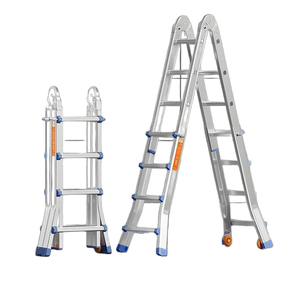 Escalera Plegable Multiusos Moderna de Aluminio con Certificación CE, 3-4 Escalones, 3.5mm de Grosor, Capacidad de Carga de 150kg, <span class=keywords><strong>MercadoLibre</strong></span> - Product Image 6
