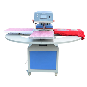 Máquina de Transferencia Térmica Láser Digital Rotativa de 4 Estaciones de 38*38cm, Fácil de Operar, para Pantalones, Sudaderas y Ropa Deportiva - Product Image 1