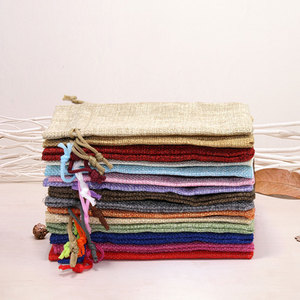 Sac en jute avec cordon de serrage, sac en chanvre, pochette cadeau pour bonbons, faveurs de mariage, grains de café, pour offrir en cadeau, décorations - Product Image 3
