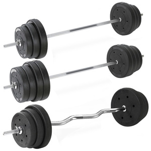 PINJIAN 健身增肌铸铁可调节重量杠铃和哑铃 50 公斤套装 - Product Image 6