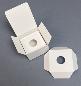 Xinrunjin boîte d'emballage de cosmétologie personnalisée capteur à micro-ondes plateau de carte intérieur boîte de papier électronique blanc F Pit emballage intérieur - Product Image 1