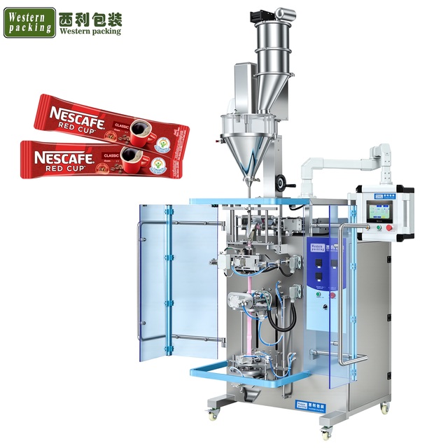 Single-Lane Coffee Powder Stick Packing Machine with Automatic Multi-function Coffee Powder Stick Packaging Machines
