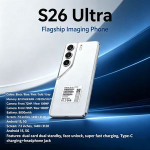 โทรศัพท์มือถือ S26 Ultra ปลดล็อค รองรับซิมคู่ จอเต็ม รุ่น Global ของแท้ Pro Max ขายดีที่สุด ระบบ 5G Android 15 โทรศัพท์สำหรับธุรกิจ - Product Image 1