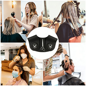 Collarín de Silicona Lavable y Duradero para Barbería Profesional, Protector de <span class=keywords><strong>Cuello</strong></span> Fácil de Limpiar y Reutilizable para Teñir el Cabello - Product Image 4