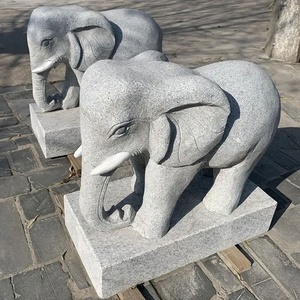 Vendita diretta della fabbrica sculture in pietra antiche sculture in pietra di granito indiano <span class=keywords><strong>giardino</strong></span> <span class=keywords><strong>elefante</strong></span> statue - Product Image 5