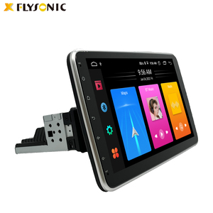 Lecteur DVD de voiture Android Flysonic universel 10 pouces 1 Din avec écran tactile, GPS intégré, Wifi, Mirror Link, navigation - Product Image 3