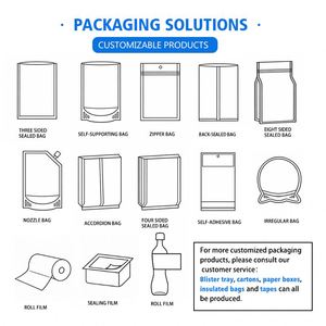 Sac isotherme pour la livraison de nourriture avec logo imprimé personnalisé, fond carré, emballage en plastique de qualité alimentaire pour aliments et boissons - Product Image 6