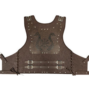 Steampunk femmes Vintage hommes chevalier armures médiéval <span class=keywords><strong>Pirate</strong></span> Costume pour adulte médiéval Cosplay accessoires - Product Image 2