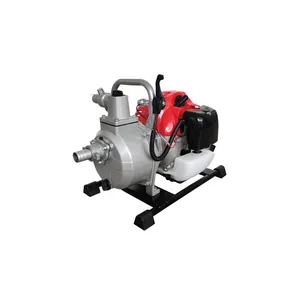 GREPO 2-stroke Gasoline Motor Pump 1 Inch Small Agricultural Water Pump