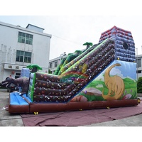 Parc de jeux gonflable tropical Jurassic Playground Dino Play Fun Park de Orient Inflatables