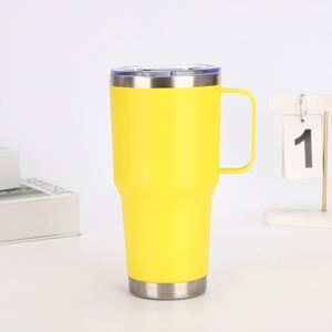 Factory Price Luxury Double Wall Stainless Steel Insulated Office Cup 30oz with Metal Handle Suitable for <b>Coffee</b> Water Home Use - Product Image 2