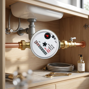ZX-17-5 <span class=keywords><strong>Compteur</strong></span> <span class=keywords><strong>d</strong></span>'<span class=keywords><strong>eau</strong></span> froide à jet unique, type sec, corps en laiton ou en plastique, personnalisable OEM pour la sous-comptoirisation - Product Image 5