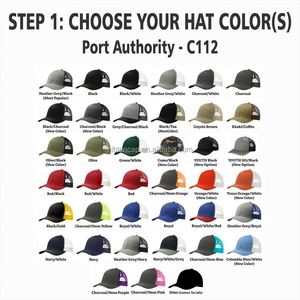 Gorra Trucker de Moda de 6 Paneles con Bordado Personalizado - Gorra Unisex para Adultos con Parte Trasera de Malla de Poliéster/Algodón - Product Image 2