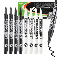 Marqueur permanent à séchage rapide imperméable à base d'huile, non décolorant, à pointe ronde, pour marquage de pneus industriels, papier de marquage de pneus, 2 mm, stylo marqueur sans pinceau