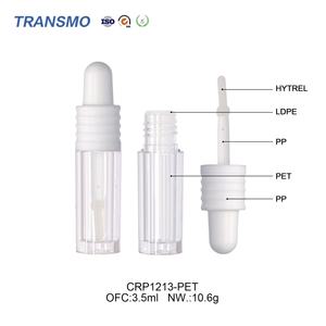 Tubes de brillant à lèvres en plastique vides personnalisables avec bouchon à vis, flacon compte-gouttes en forme de baume à lèvres liquide, conteneur pour blush, fournisseur d'emballages - Product Image 3