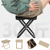 Chaise d'extérieur pliable portable pour camping, pêche, randonnée, pique-nique, mini-tabouret de rangement