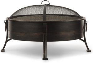 Brasero Exterior 2 en 1 Blumfeldt Catania, Combustible de Leña, Rejilla de Acero Inoxidable, Diámetro de 80 cm, Resistente al Calor, Protección Contra Chispas, Carbón - Product Image 3