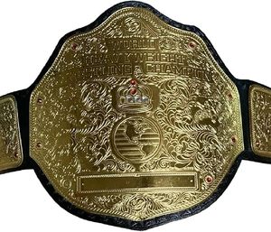 PersonalizadoTRUE SAGA - Big Gold Wrestling Title Belt Class One-Tamaño de <span class=keywords><strong>la</strong></span> cintura para adultos de hasta 46 " - 2mm Correa de cuero metálico - Product Image 1