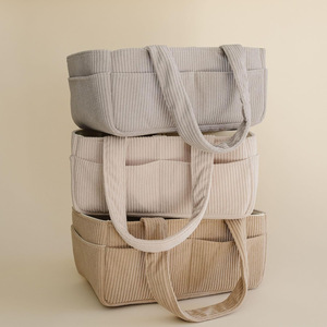 Portable Mommy Nursery Organizer Baby Diaper <strong>Storage</strong> Basket <strong>Nappy</strong> Caddy-for On-the-Go <strong>Storage</strong> - Product Image 6