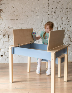 Nursery Montessori bambini camera tavolo legno animali mobili ragazze studio scrivania bambini sedia e tavolo <span class=keywords><strong>set</strong></span> - Product Image 2