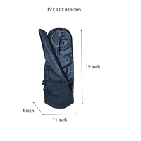 Sac de transport en polyester tendance avec fermeture éclair et détecteur de métaux, grande capacité, design rembourré durable pour les voyages et les équipements de valeur