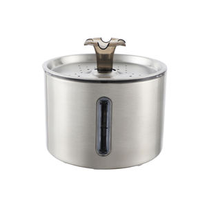 Alimentador de <span class=keywords><strong>bebedero</strong></span> con filtro para gatos de 2,5 L, alimentador de bebidas de acero inoxidable para mascotas con <span class=keywords><strong>grifo</strong></span>, dispensador de agua automático para mascotas - Product Image 2