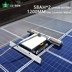 Robot <span class=keywords><strong>de</strong></span> <span class=keywords><strong>nettoyage</strong></span> <span class=keywords><strong>de</strong></span> panneaux photovoltaïques solaires - Machine entièrement automatique à auto-<span class=keywords><strong>nettoyage</strong></span> - Capteur <span class=keywords><strong>de</strong></span> détection <span class=keywords><strong>de</strong></span> bord anti-chute - Product Image 1