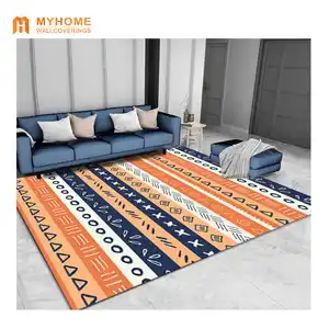 Estilo Europeo alfombra de terciopelo de dormitorio Sala alfombras