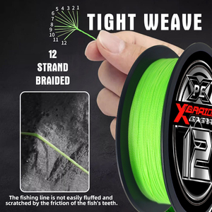 Vente en gros <span class=keywords><strong>de</strong></span> <span class=keywords><strong>fil</strong></span> <span class=keywords><strong>de</strong></span> pêche PE multifilament vert 12 tresses <span class=keywords><strong>de</strong></span> 200m, matériel japonais pour le streaming, accessoires <span class=keywords><strong>de</strong></span> pêche en lac et en rivière - Product Image 5