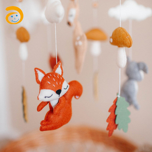 <span class=keywords><strong>Mobile</strong></span> musical en feutre pour bébé, <span class=keywords><strong>animaux</strong></span> <span class=keywords><strong>de</strong></span> <span class=keywords><strong>la</strong></span> forêt, suspendu au berceau, <span class=keywords><strong>mobile</strong></span> <span class=keywords><strong>de</strong></span> bébé en bois, <span class=keywords><strong>mobile</strong></span> <span class=keywords><strong>de</strong></span> bébé en feutre <span class=keywords><strong>de</strong></span> renard <span class=keywords><strong>de</strong></span> dessin animé, vente chaude - Product Image 2