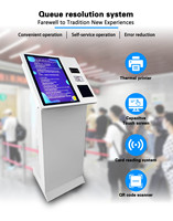 Bornes de paiement verticales de 21,5 pouces, écran tactile PCAP, borne de libre-service, scanner de code QR, borne de commande automatique avec support stable