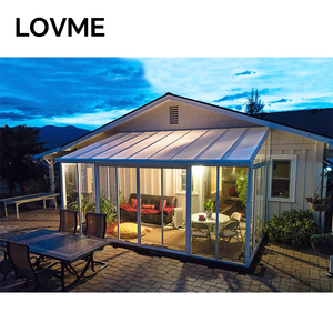Véranda sur mesure 4 saisons, <span class=keywords><strong>solarium</strong></span> autoportant, maison <span class=keywords><strong>en</strong></span> verre de haute qualité, véranda <span class=keywords><strong>en</strong></span> aluminium - Product Image 6
