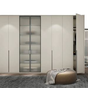 יוקרה מודרנית מודרנית ארון ארון ארון חסכוני ריהוט חדר שינה מותאם אישית עם עץ לבוד - Product Image 5