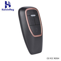 433mhz Rf Cr2032 Télécommande sans fil Rf Code d'apprentissage Contrôleur sans fil Télécommande de porte de garage Ouvre-porte