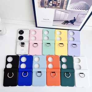 Vente en gros coloré PC étui rigide housse de protection complète avec porte-anneau étui de téléphone pour Huawei <span class=keywords><strong>P50</strong></span> <span class=keywords><strong>Pocket</strong></span> 2 - Product Image 6