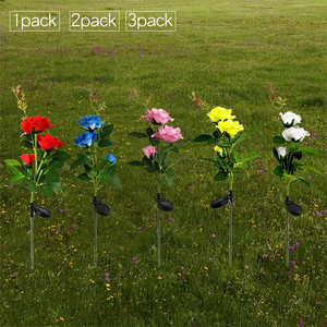 Parche de vegetales para Navidad, césped, flor Solar para exteriores, resistente al agua, energía Solar, lirio, luz LED para jardín - Product Image 2