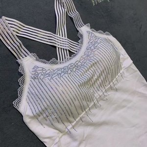 Nouvelle Camisole Tricotée Sexy pour Femme, Style Coréen, Légère, Dos Nu, Sans Manches, à Porter en Dessous ou en Extérieur - Product Image 2