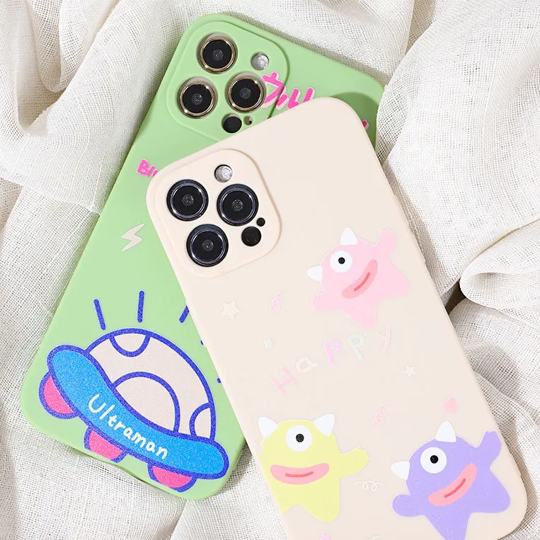 Wholesale Shockproof Cool cartoon designer phone cases for iphone 12 13 transparent phone case second hand mobile phone online