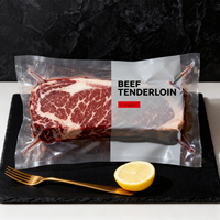 Sacs sous vide à soufflet de fond imprimés en héliogravure, scellables à chaud, avec logo personnalisé, résistants à l'humidité et aux odeurs, durables, en PET/PE (CPP) pour aliments