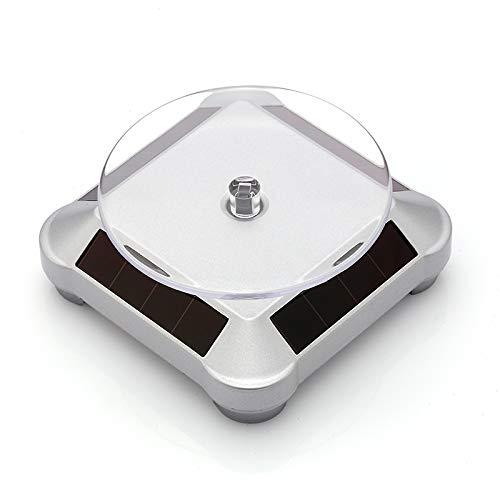Solar Turntable 360-Degree Display Stand UV Resin Curing Light LCD SLA/DLP 3D Printers Jewelry Accessories